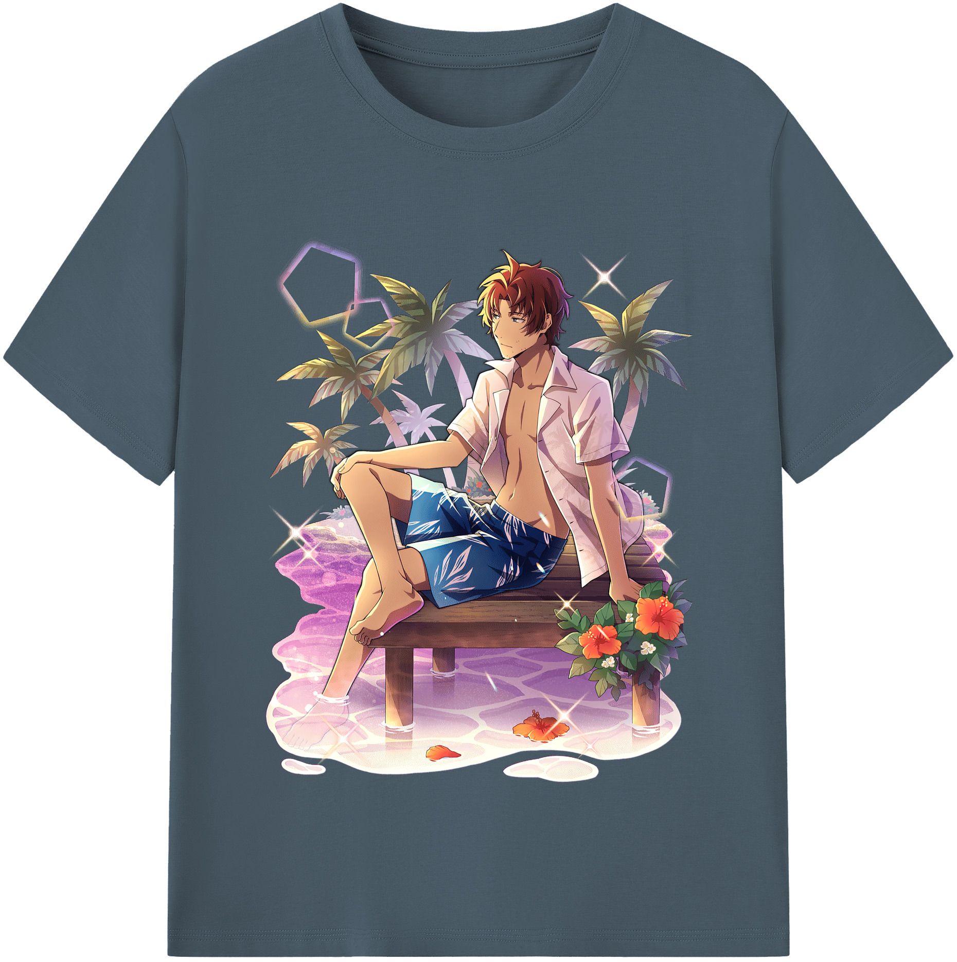 （画像用） 文豪ストレイドッグス Bungo Stray Dogs 綿100％半袖Tシャツ（フロントプリント）
